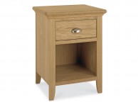 Bentley Designs Hampstead Oak 1 Drawer Nightstand Thumbnail