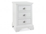 Bentley Designs Hampstead White 3 Drawer Nightstand Thumbnail