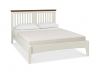Bentley Designs Hampstead Soft Grey And Walnut 4ft6 Double Bed Frame Thumbnail