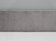 Emporia Stirling 6ft Super Kingsize Silver Fabric Ottoman Thumbnail