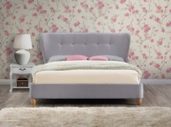Birlea Kensington 4ft6 Double Grey Fabric Bed Frame Thumbnail
