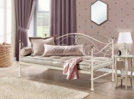 Birlea Milano 3ft Single Cream Metal Day Bed Thumbnail