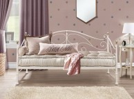 Birlea Milano 3ft Single Cream Metal Day Bed Thumbnail