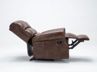 Birlea Manhattan Brown Faux Leather Recliner Chair Thumbnail