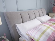 GFW Luciana 5ft Kingsize Silver Upholstered Bed Frame Thumbnail
