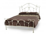 Metal Beds Eros 5ft Kingsize Ivory Metal Bed Frame Thumbnail