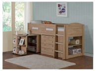 Flintshire Frankie Oak Finish Midsleeper Bed Thumbnail