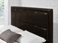 Birlea Hannover 4ft Small Double Brown Faux Leather Ottoman Bed Thumbnail