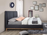 Birlea Helsinki 5ft Kingsize Grey Fabric Bed Frame Thumbnail