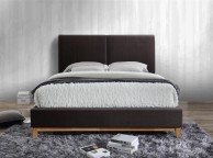 Birlea Helsinki 5ft Kingsize Brown Faux Leather Bed Frame Thumbnail