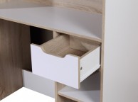 Birlea Paddington High Sleeper Bed White And Oak Thumbnail