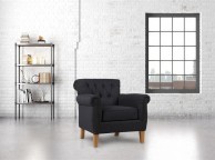 Birlea Highgate Armchair In Steel Fabric Thumbnail