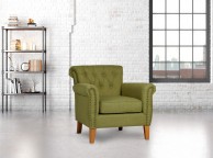Birlea Highgate Armchair In Olive Fabric Thumbnail