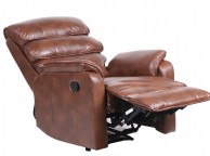 Birlea Brisbane Bronze Brown Faux Leather Recliner Chair Thumbnail