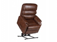 Birlea Brisbane Bronze Brown Faux Leather Rise And Recline Chair Thumbnail