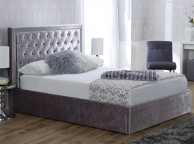 Limelight Rhea 4ft6 Double Crushed Ice Velvet Fabric Ottoman Bed Frame Thumbnail