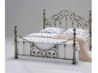 Sleep Design Canterbury 5ft Kingsize Brass Metal Bed Frame Thumbnail