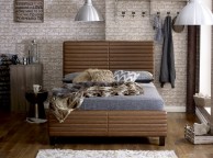 Limelight Himalia Tan 6ft Super Kingsize Bonded Leather Bed Frame Thumbnail