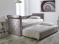Limelight Zodiac Day Bed and Trundle Guest Bed in Mink Fabric Thumbnail