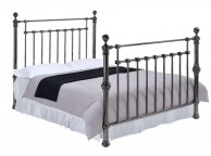 Sleep Design York 5ft Kingsize Black Nickel Metal Bed Frame Thumbnail