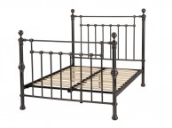 Sleep Design York 5ft Kingsize Black Nickel Metal Bed Frame Thumbnail