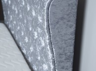 Emporia Kensington 5ft Kingsize Silver Fabric Ottoman Bed Thumbnail