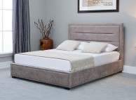 Emporia Knightsbridge 6ft Super Kingsize Stone Fabric Ottoman Bed Thumbnail