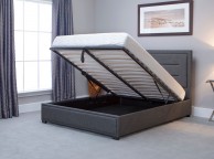 Emporia Knightsbridge 6ft Super Kingsize Grey Fabric Ottoman Bed Thumbnail