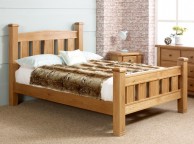 Birlea Woodstock 4ft6 Double Oak Wooden Bed Frame Thumbnail
