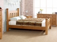 Birlea Woodstock 6ft Super Kingsize Oak Wooden Bed Frame Thumbnail