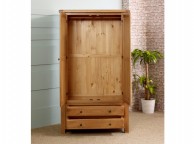 Birlea Woodstock 2 Door 2 Drawer Oak Wardrobe Thumbnail