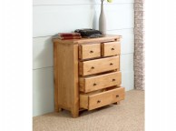 Birlea Woodstock 3 Plus 2 Drawer Oak Chest Thumbnail