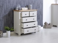 Birlea Woodstock 3 Plus 2 Drawer Grey Chest Thumbnail