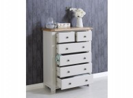 Birlea Woodstock 4 Plus 2 Drawer Grey Chest Thumbnail