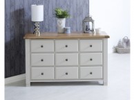 Birlea Woodstock 9 Drawer Grey Chest Thumbnail