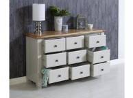 Birlea Woodstock 9 Drawer Grey Chest Thumbnail