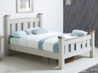 Birlea Woodstock 4ft6 Double Grey Wooden Bed Frame Thumbnail