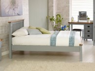 Birlea New Hampshire 4ft6 Double Grey Wooden Bed Frame With Low Footend Thumbnail