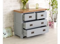 Birlea New Hampshire Grey 2 Plus 2 Drawer Chest Thumbnail