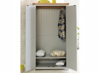 Birlea New Hampshire Grey 2 Door Wardrobe Thumbnail