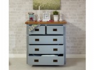 Birlea New Hampshire Grey 3 Plus 2 Drawer Chest Thumbnail