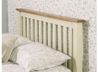 Birlea New Hampshire 4ft6 Double Cream And Oak Wooden Bed Frame With Low Footend Thumbnail