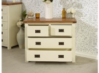 Birlea New Hampshire Cream And Oak 2 Plus 2 Drawer Chest Thumbnail