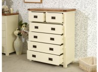 Birlea New Hampshire Cream 4 Plus 2 Drawer Chest Thumbnail