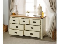 Birlea New Hampshire Cream And Oak 4 Plus 3 Drawer Chest Thumbnail