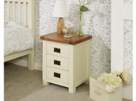 Birlea New Hampshire Cream And Oak Bedside Thumbnail