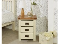 Birlea New Hampshire Cream And Oak Bedside Thumbnail