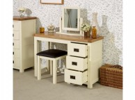 Birlea New Hampshire Cream And Oak Dressing Table Thumbnail