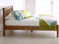 Birlea Malvern 5ft Kingsize Oak Wooden Bed Frame With Low Footend Thumbnail