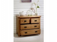 Birlea Malvern Oak 2 Plus 2 Chest Of Drawers Thumbnail